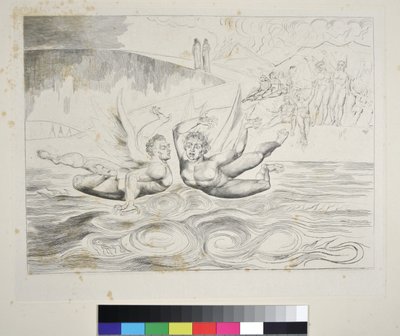 The Circle of the Corrupt Officials: The Devils Mauling Each Other, Canto XXII, Illustration to the 